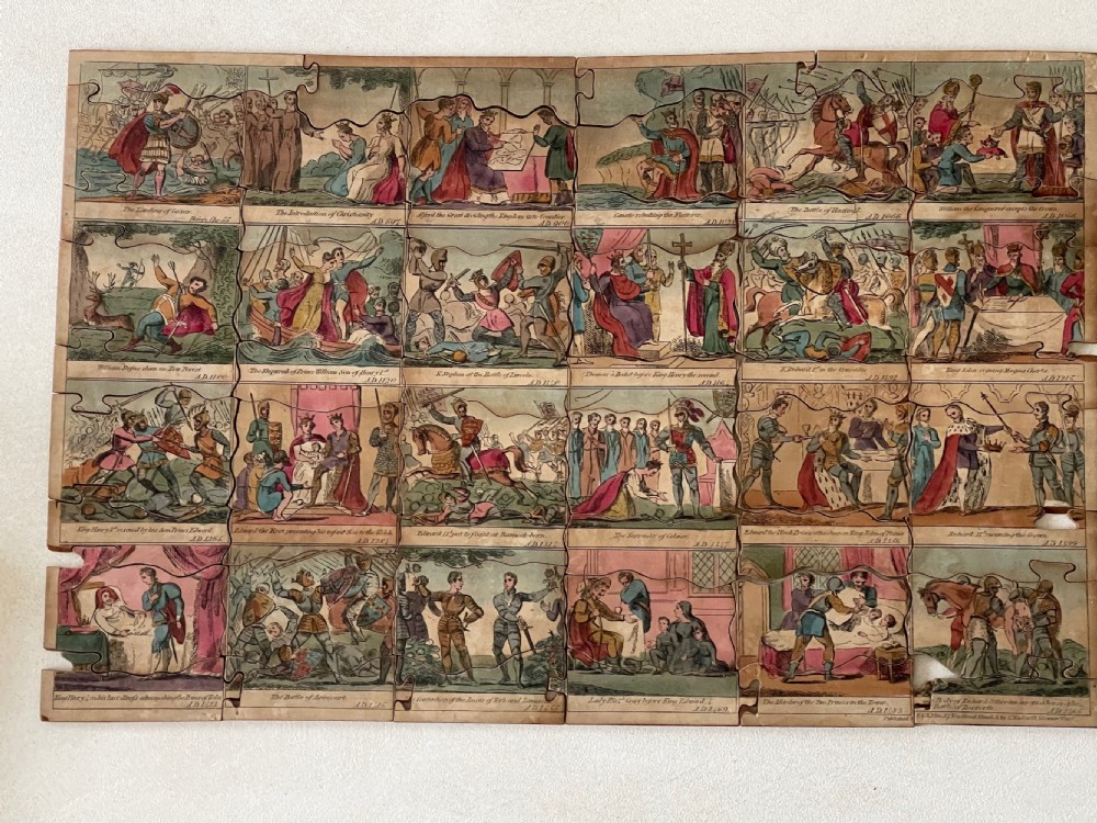 A Rare Puzzle In original box - depicting Caesars landing to death of Richard III View XI