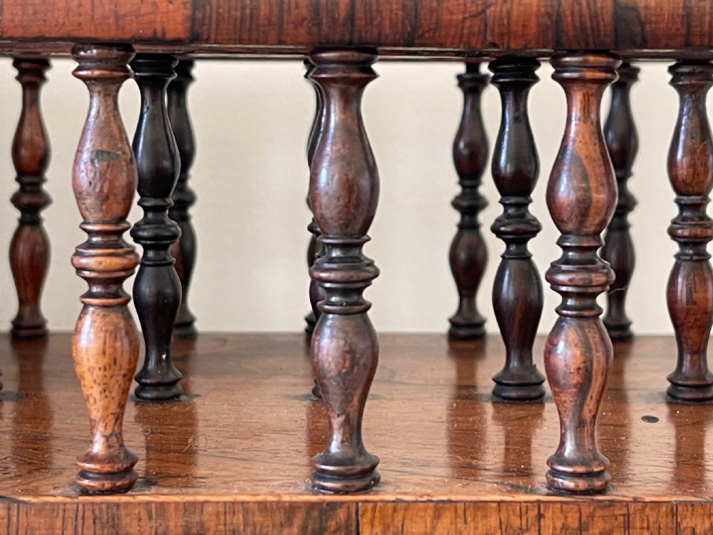 Antique Rosewood Letter or Stationery Rack View VI