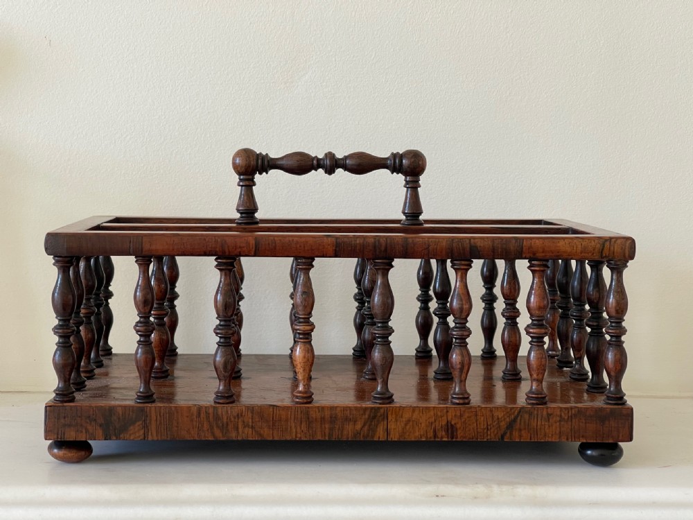 Antique Rosewood Letter or Stationery Rack View VIII