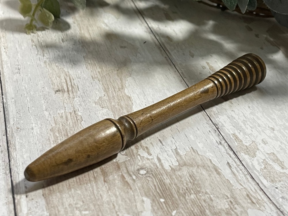 Antique Welsh Treen Knitting Sheath View III