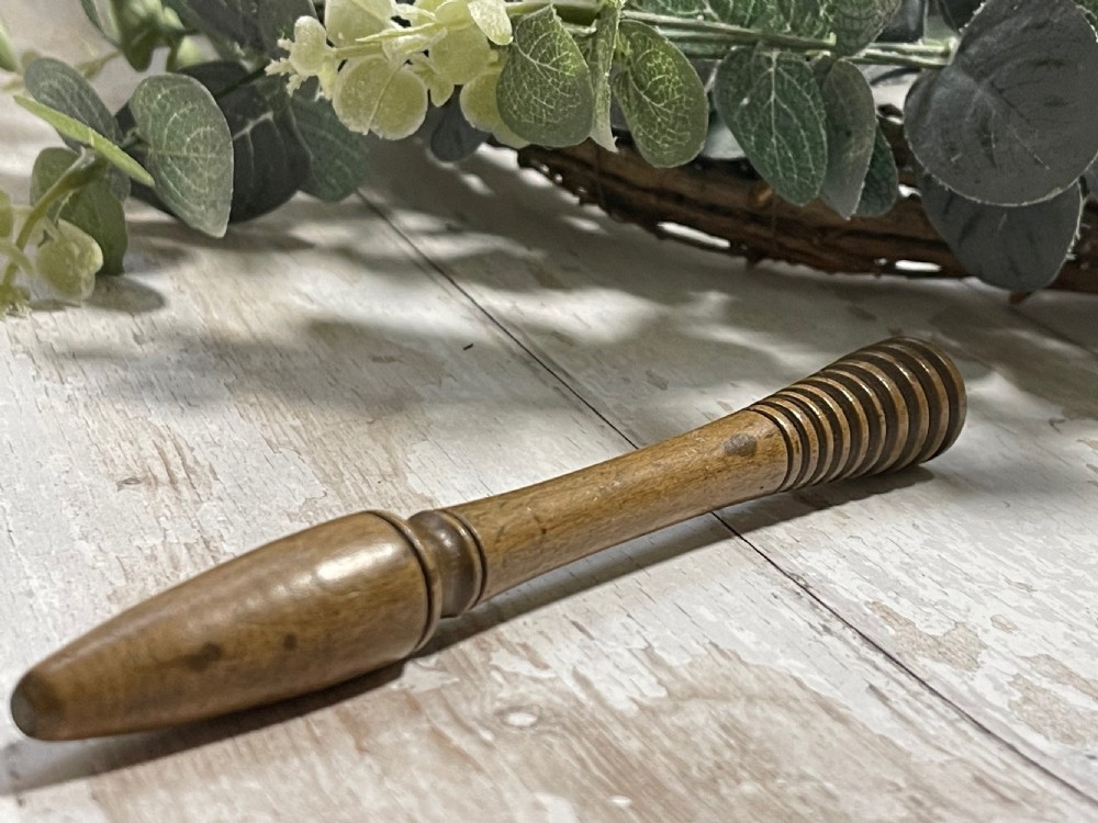 Antique Welsh Treen Knitting Sheath View IV