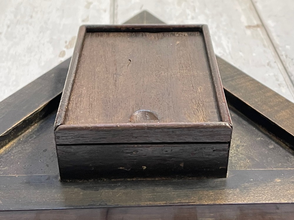 Antique Tunbridge Ware Cribbage Board View III