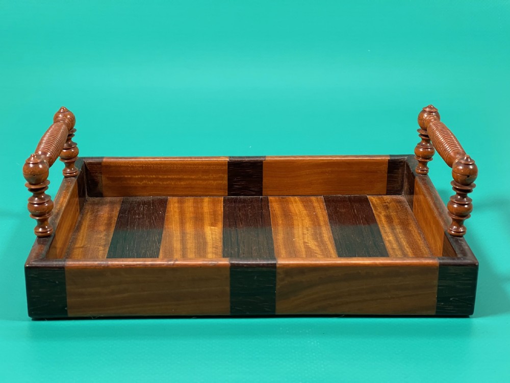 A Small Satinwood & Rosewood Small Book Tray View IV