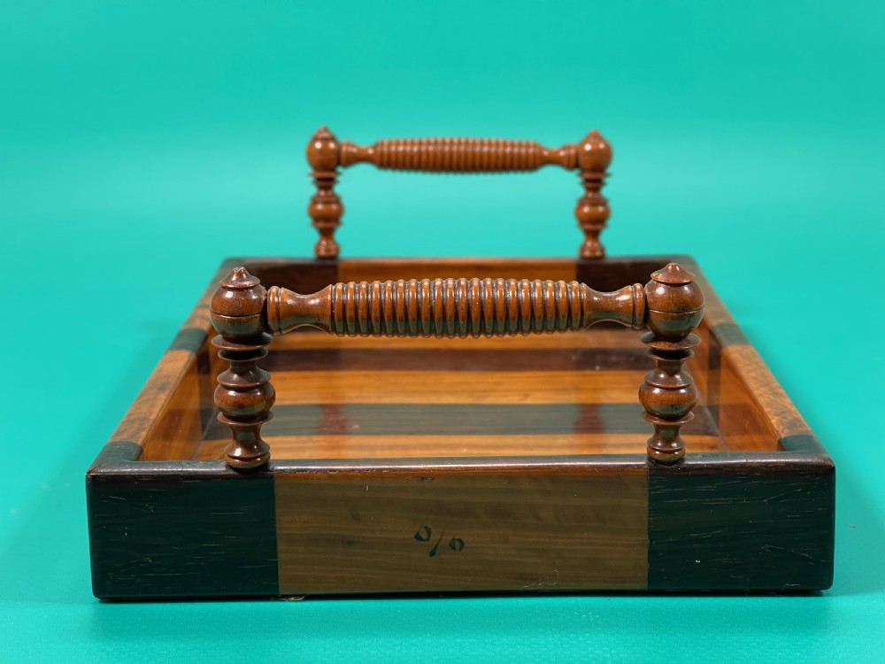 A Small Satinwood & Rosewood Small Book Tray View VI