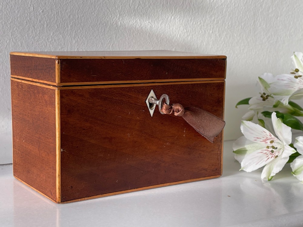 A Miniature Antique Georgian Tea Caddy View III