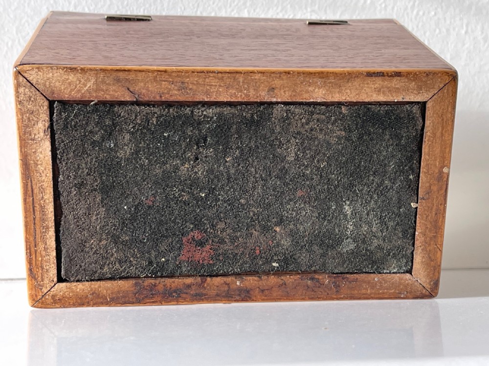 A Miniature Antique Georgian Tea Caddy View VIII