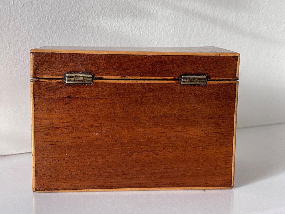 A Miniature Antique Georgian Tea Caddy View IX
