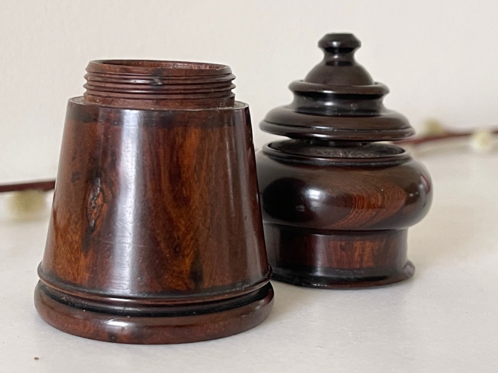 A Rare Antique Treen Disc Striker Go to Bed - Similar to the Berry design View IV