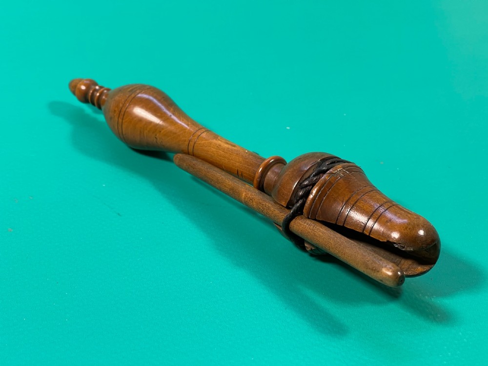 Antique Treen Teachers Clicker View VI