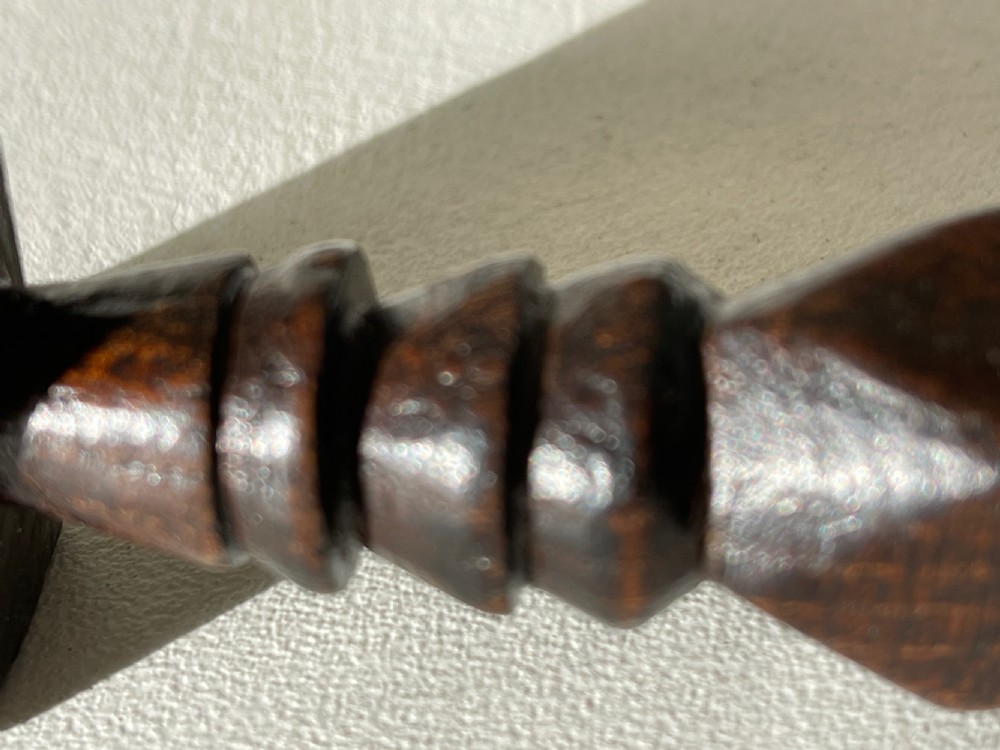 An Antique Treen Folk Art sailors seam rubber View III