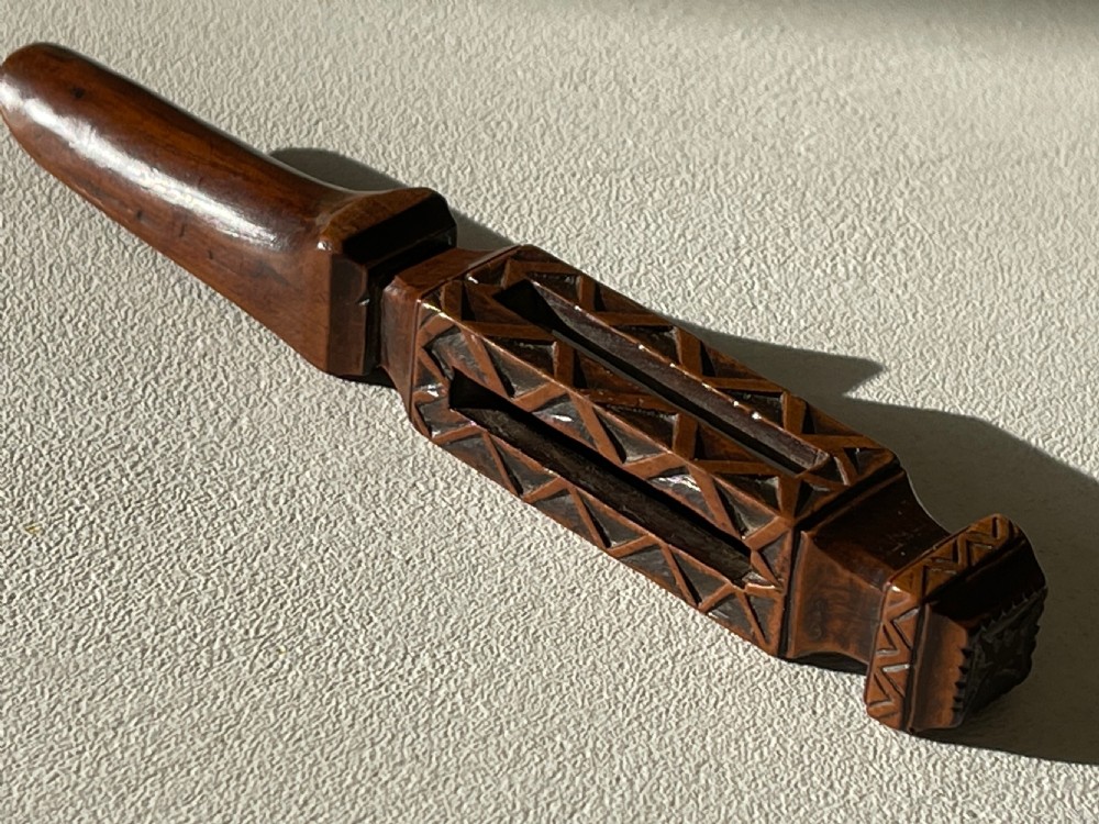 An Unusual Antique Treen Apple Corer View III
