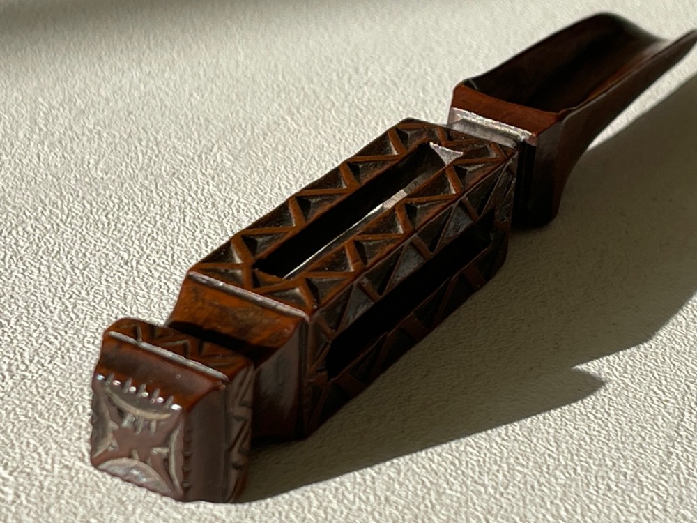 An Unusual Antique Treen Apple Corer View IV