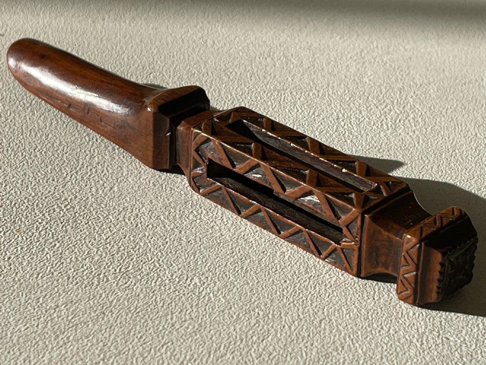 An Unusual Antique Treen Apple Corer View V
