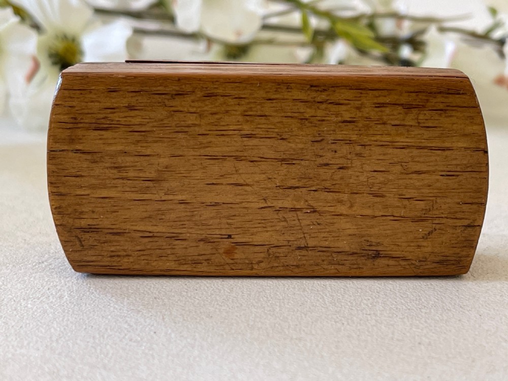 Antique Treen Puzzle Snuff Box View III