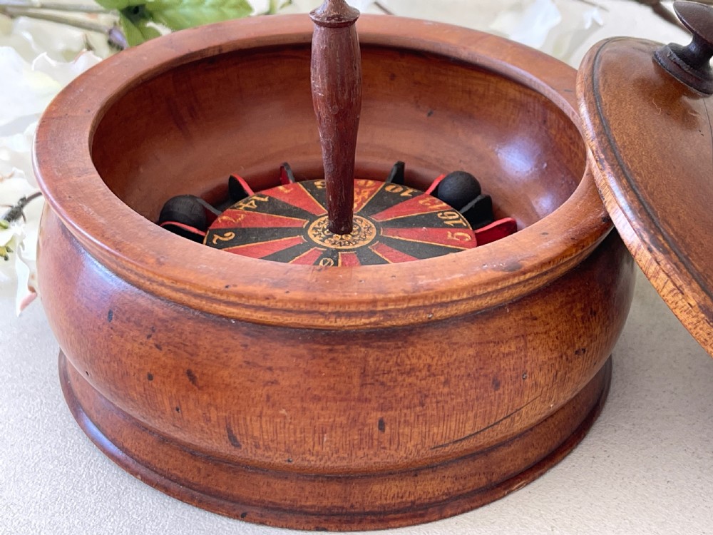 An early 1900s travelling roulette game View V