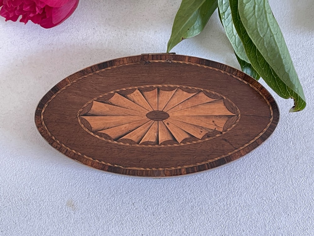 A Georgian Inlaid Oval Box View III