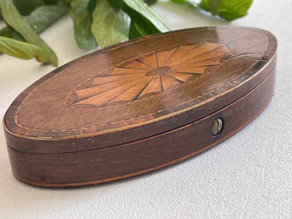 A Georgian Inlaid Oval Box View IV