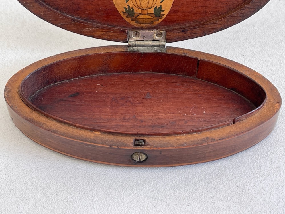 A Georgian Inlaid Oval Box View VI