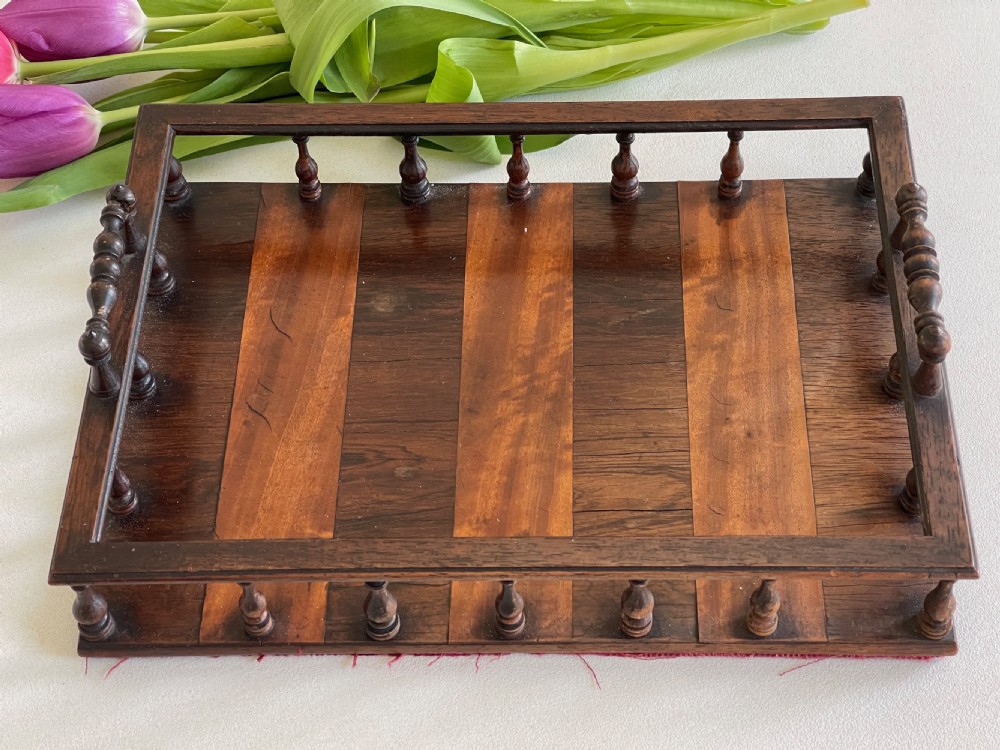 A Regency Book Tray - rosewood & Satinwood View VI