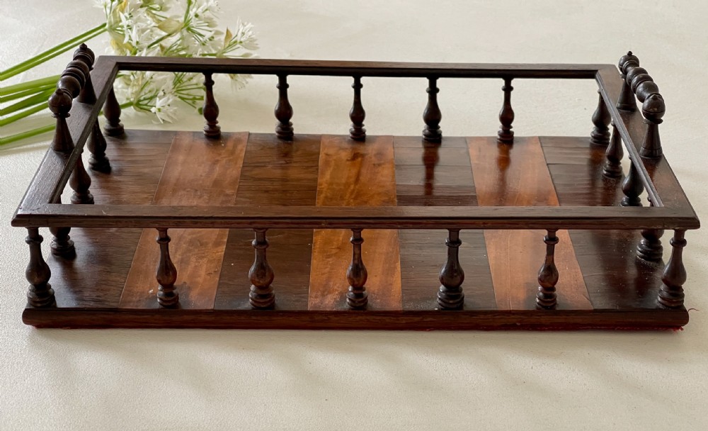 A Regency Book Tray - rosewood & Satinwood View VII