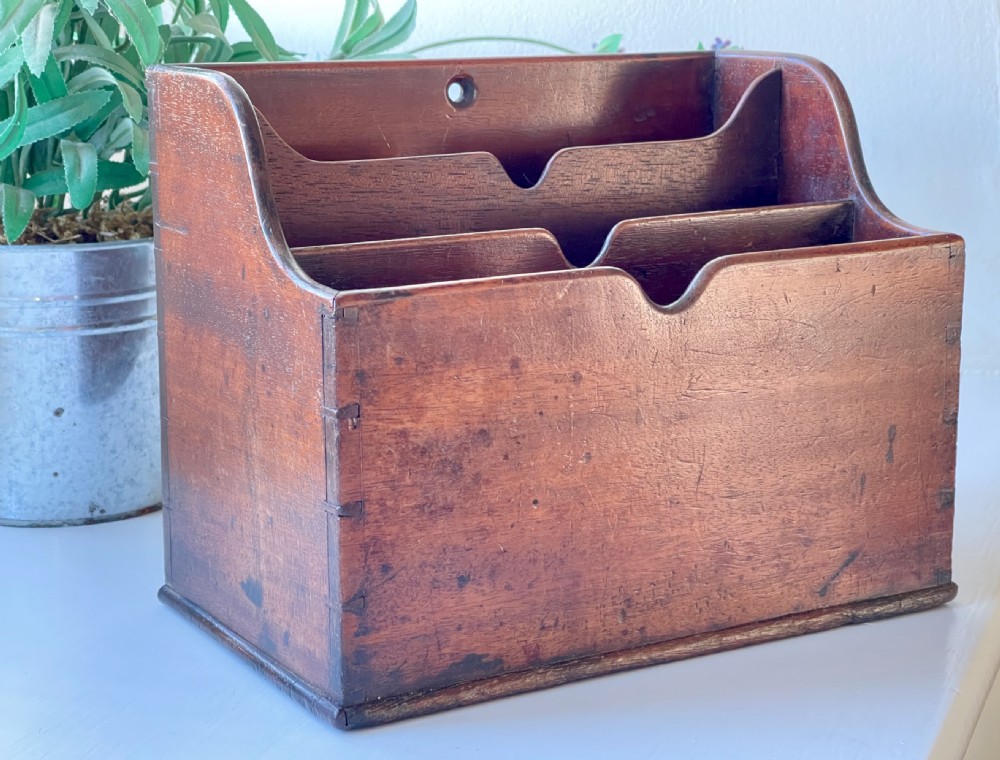 Antique Stationery Holder Rack or Letter Rack View III