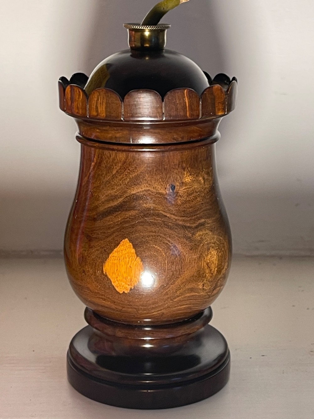 Antique Treen Wax Jack