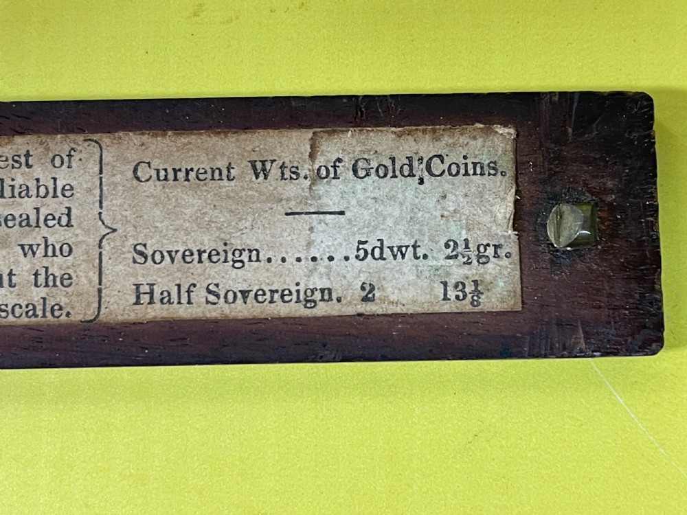 Antique  folding sovereign scales by De Grave and Son London View II