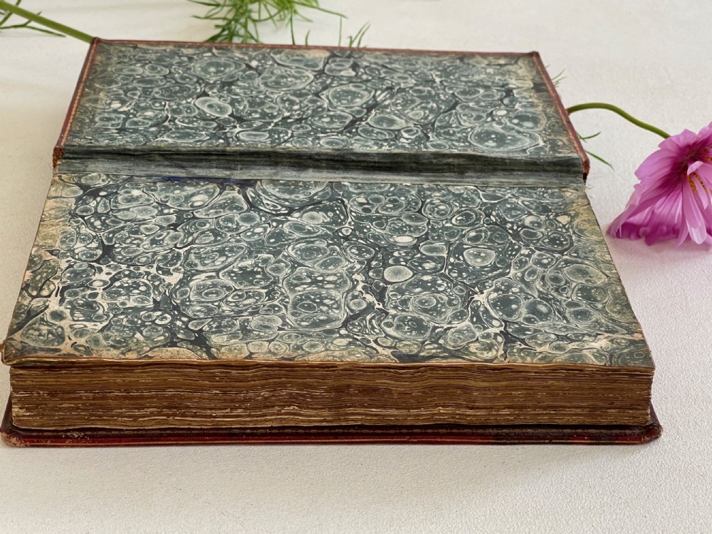 AntiqueRed Leather Book Box View V
