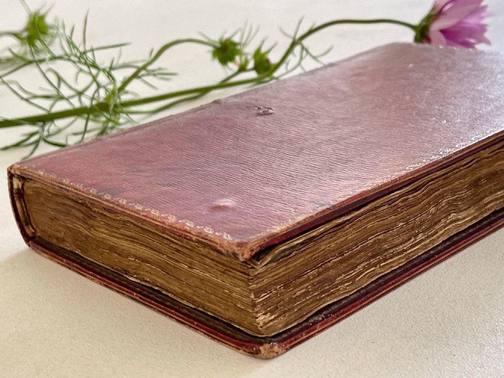 AntiqueRed Leather Book Box View VI