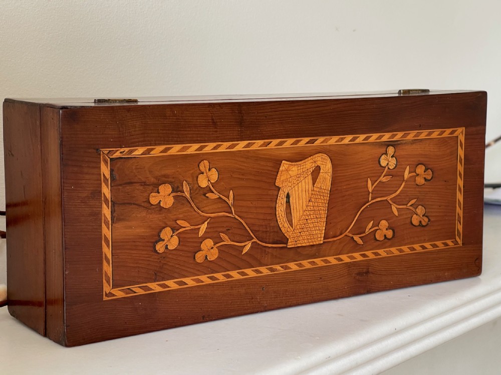 Antique Irish  Killarney Ware Box View II