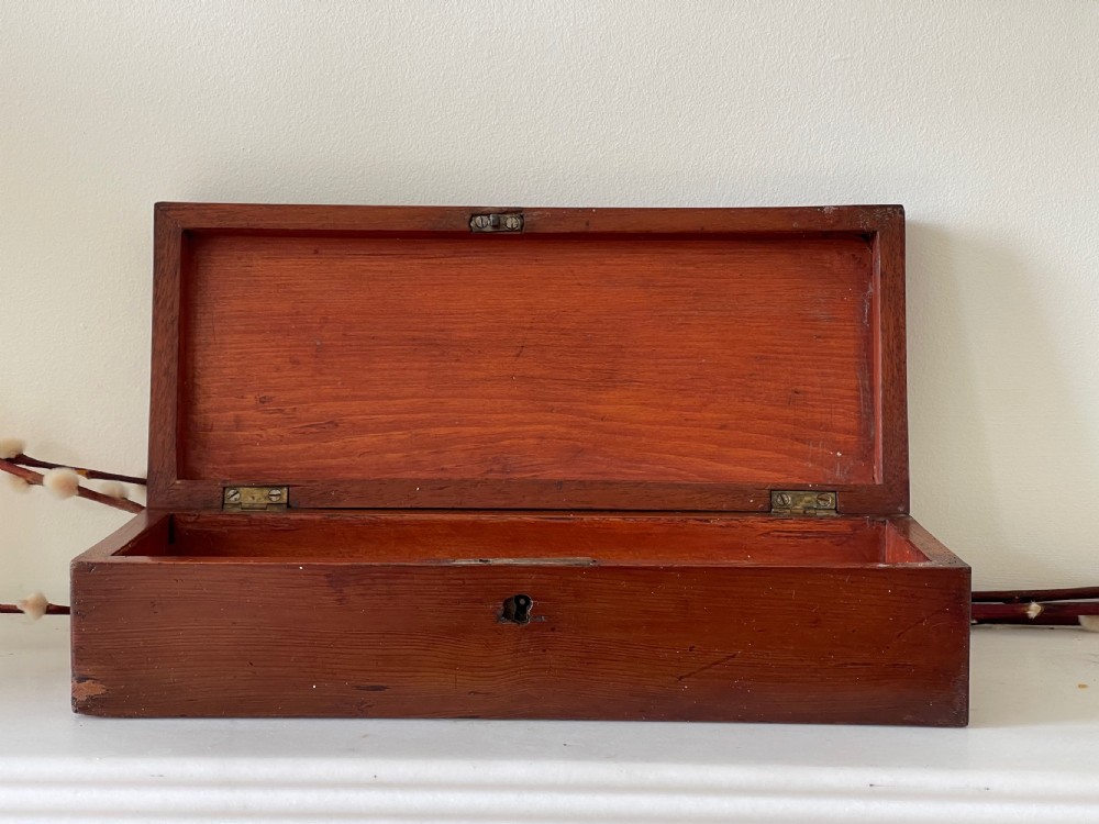 Antique Irish  Killarney Ware Box View III