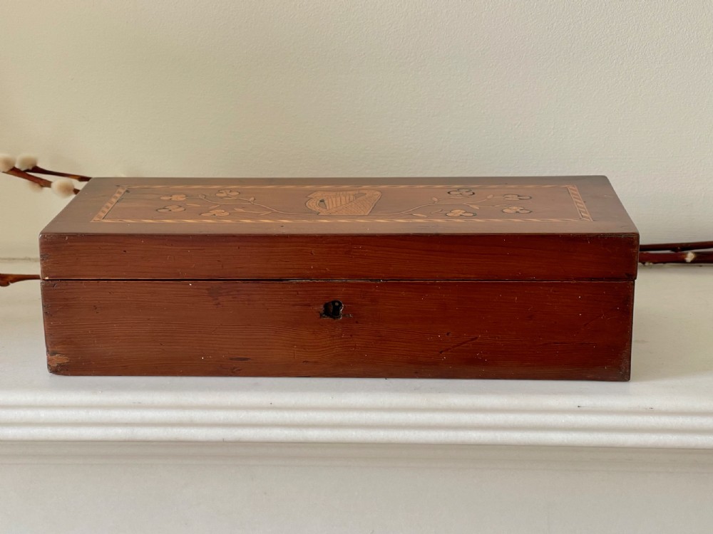 Antique Irish  Killarney Ware Box View IV