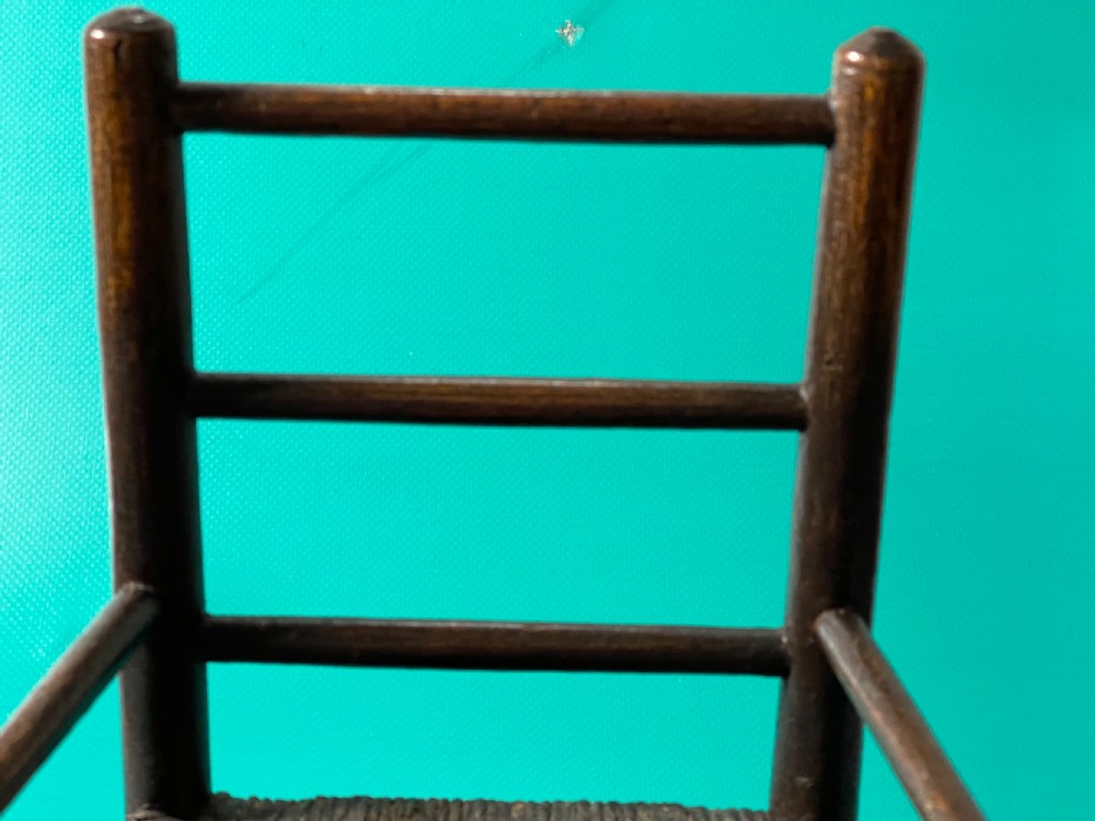 An antique Apprentice Small Chair - for a doll or teddy View IV