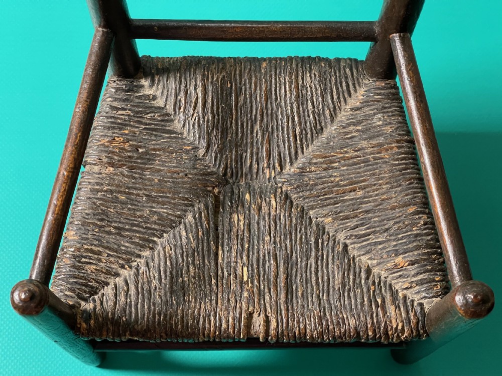An antique Apprentice Small Chair - for a doll or teddy View V