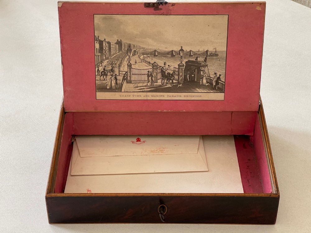 Antique Tunbridge Ware Writing Slope - small size View VI