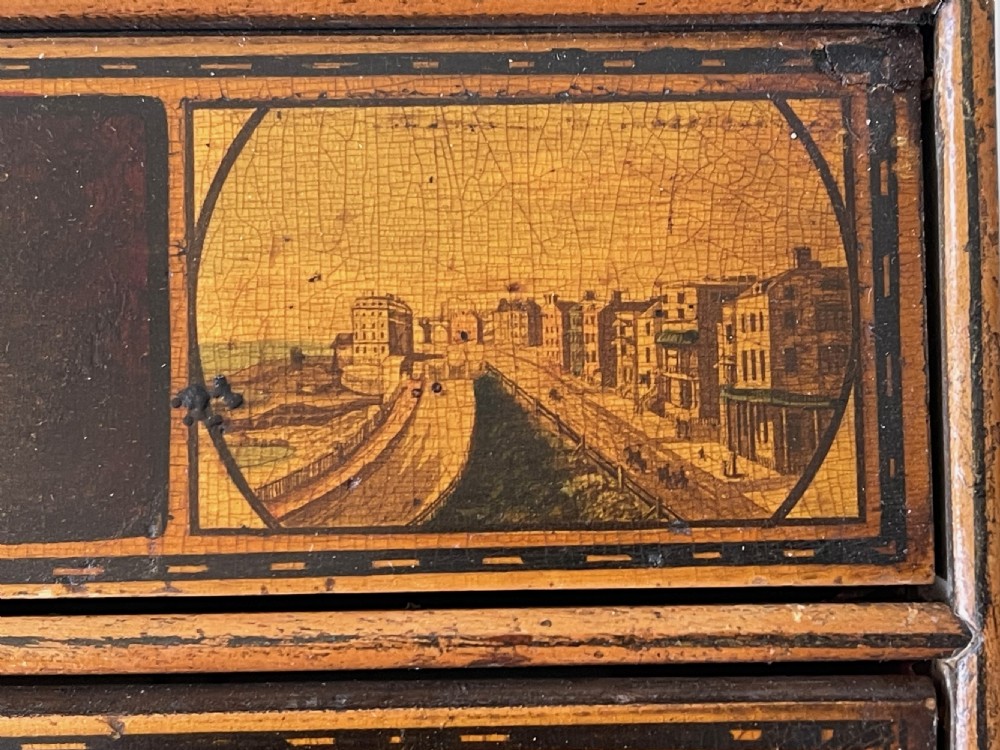 Antique Tunbridge Ware Writing Slope - small size View VIII