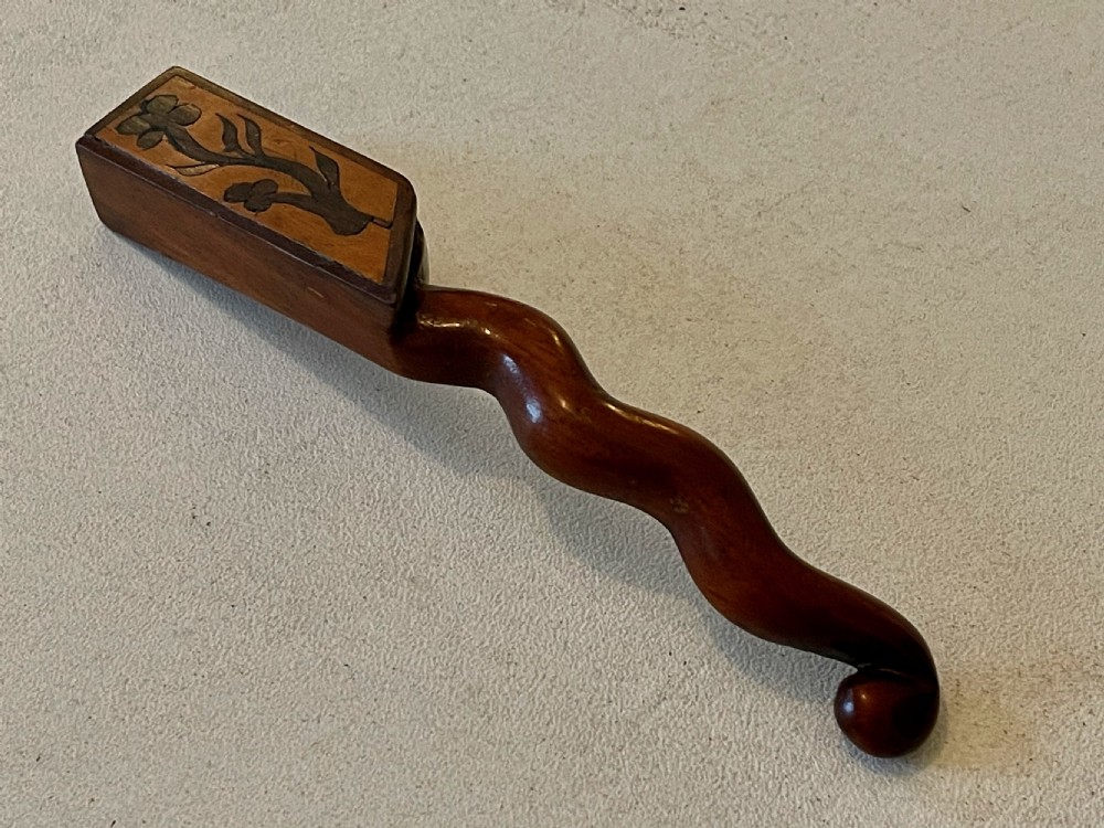 A Very Unusual Irish Antique Killarney Knitting Sheath View XVI