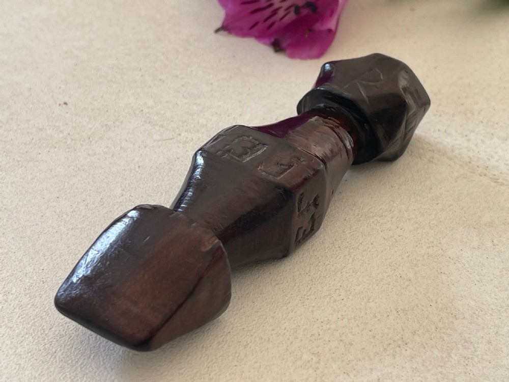 An antique treen sailors rubber  View IV