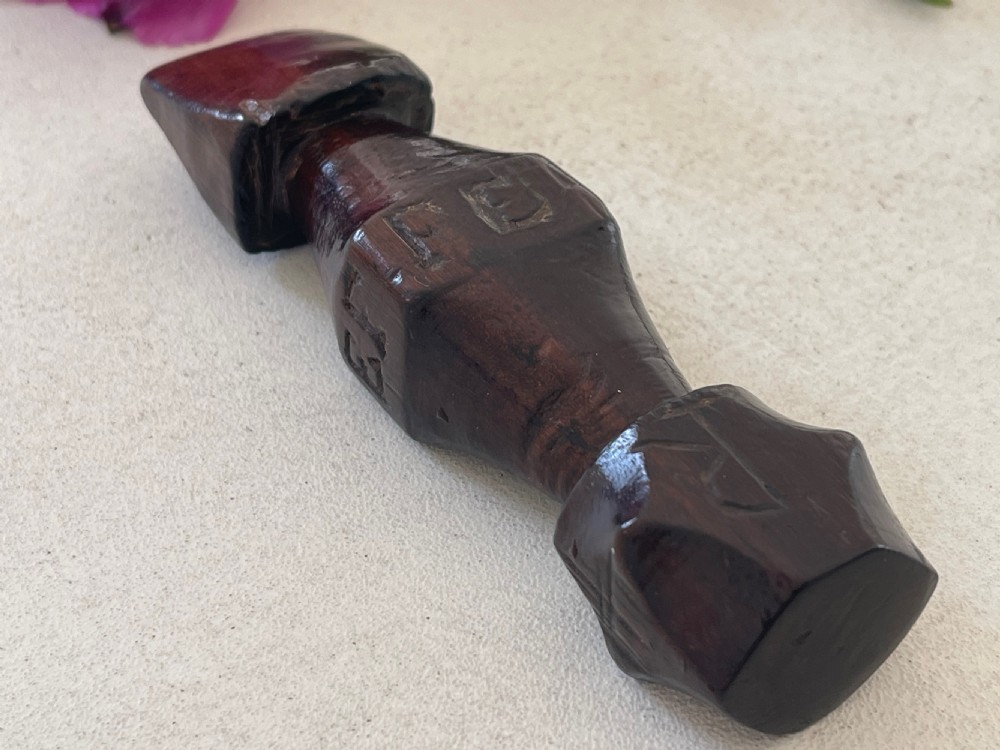 An antique treen sailors rubber  View VI