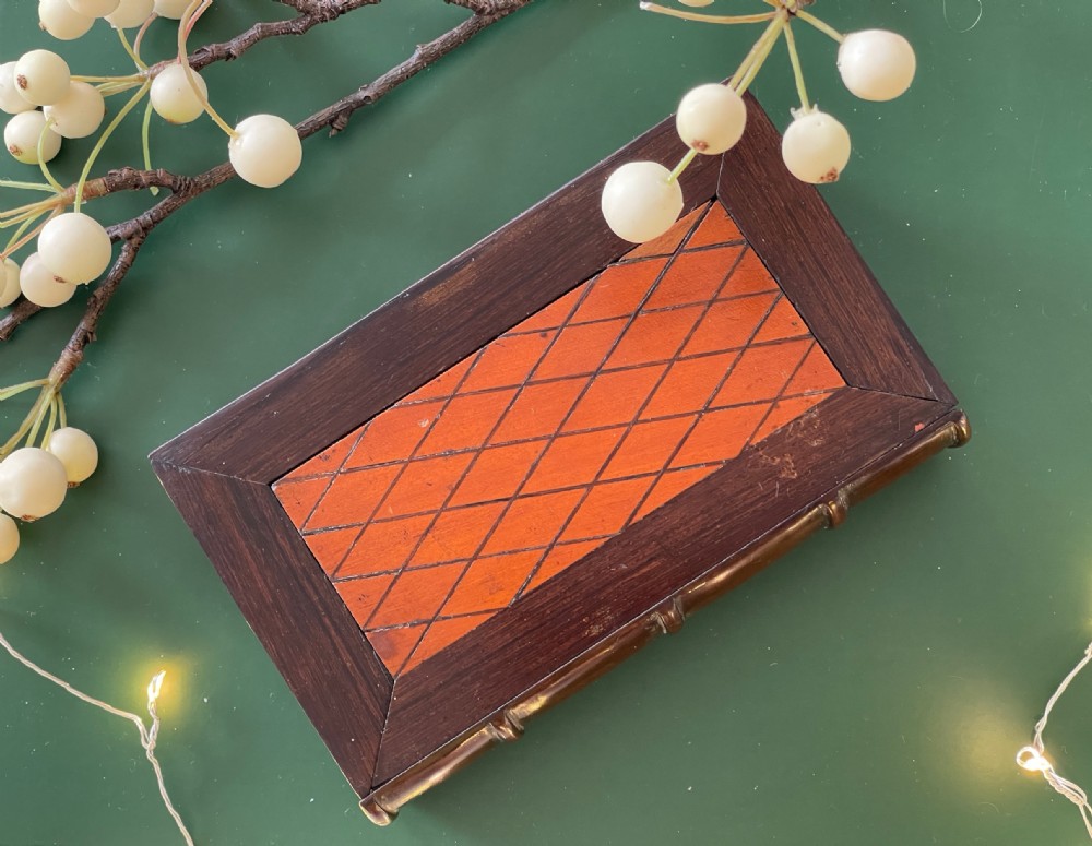 An Antique Treen Puzzle Book Box -compartments inside View II