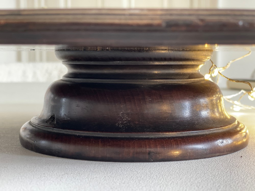 Antique Mahogany Lazy Susan View II