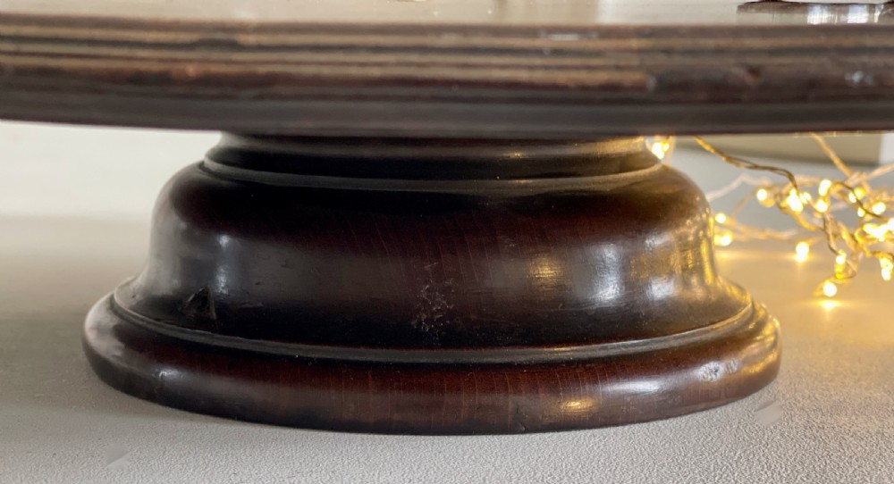Antique Mahogany Lazy Susan View III