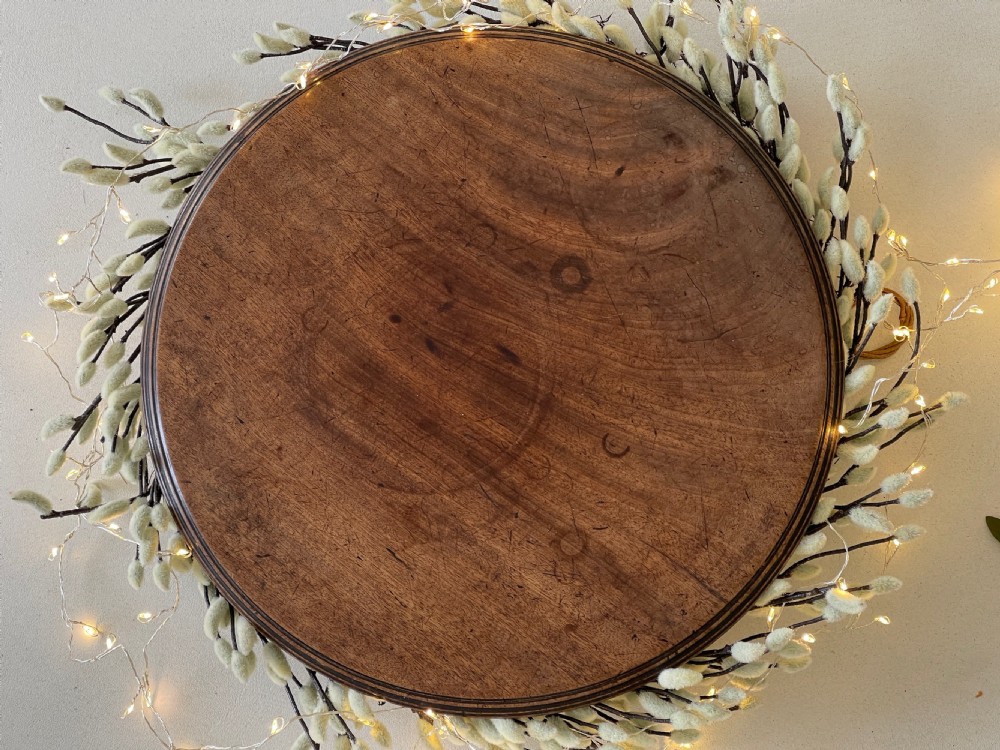 Antique Mahogany Lazy Susan View IV