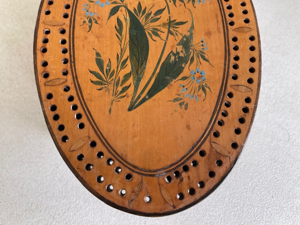 A Georgian Cribbage Board & Card Box  View II