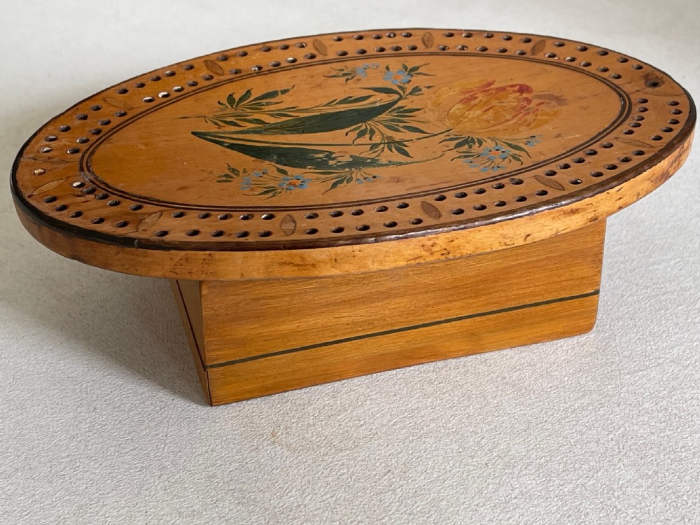 A Georgian Cribbage Board & Card Box  View IV
