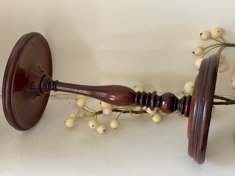 Two Late Georgian Mahogany Candlestands View V