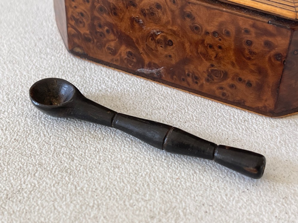 Antique  Treen Tunbridge Ware Pocket Watch Stand View VIII