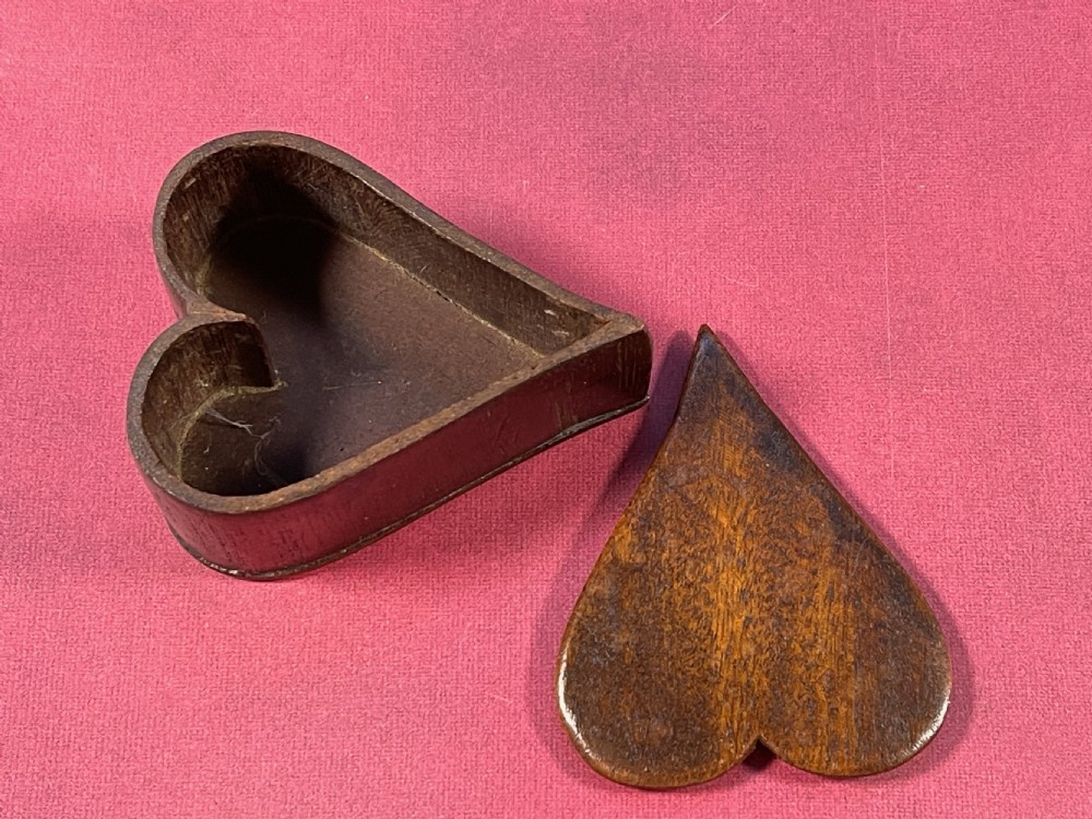 An Antique Heart Shaped Box