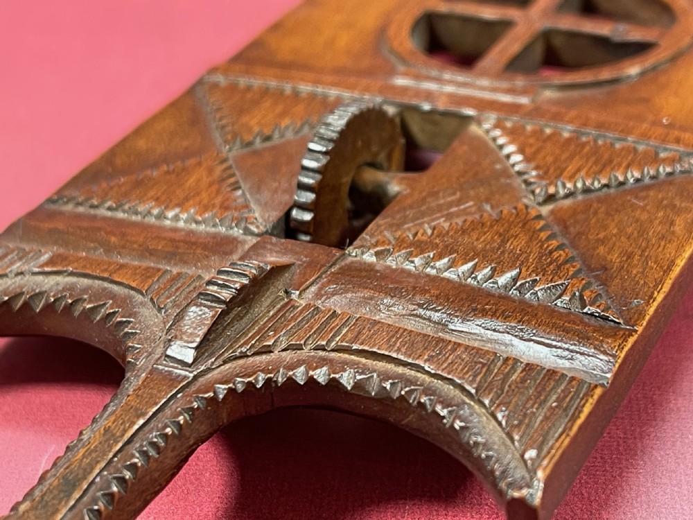 Antique Treen Welsh Lovespoon View IV