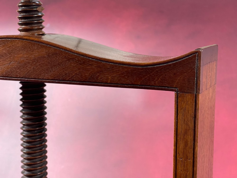 A Fine Quality Mahogany Book Press View VIII